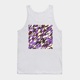 Blue Violate Wheat Camouflage Tank Top